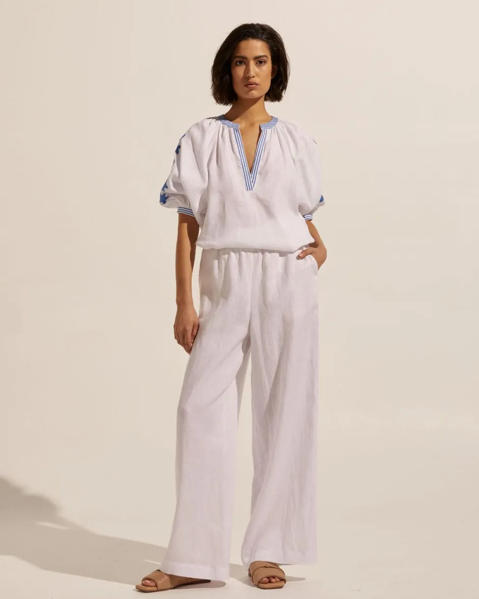 zoe kratzmann Bottoms|Merit Pant-Porcelain