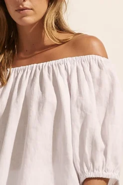 zoe kratzmann Tops|Nomad Top-Porcelain
