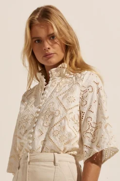 zoe kratzmann Tops|Note Top-Butter