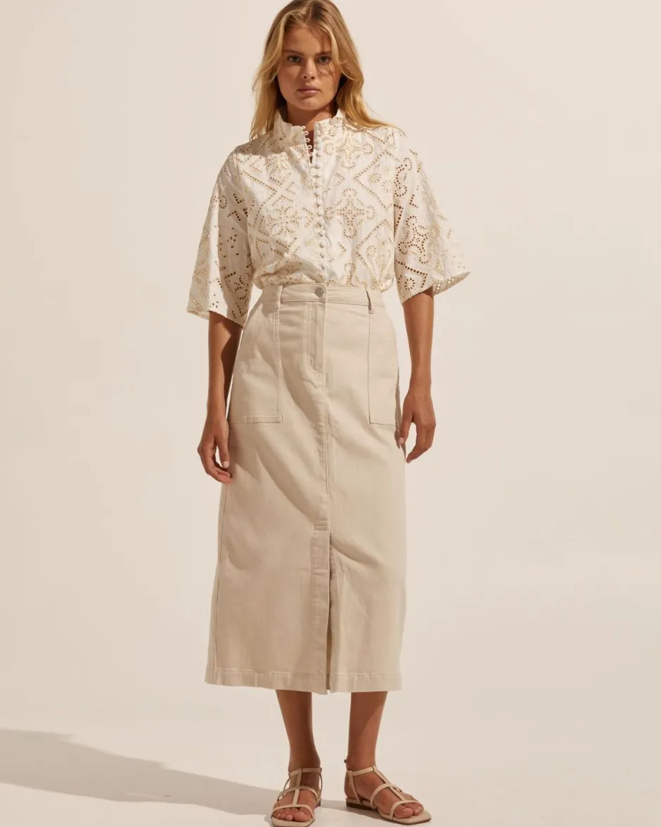 zoe kratzmann Tops|Note Top-Butter