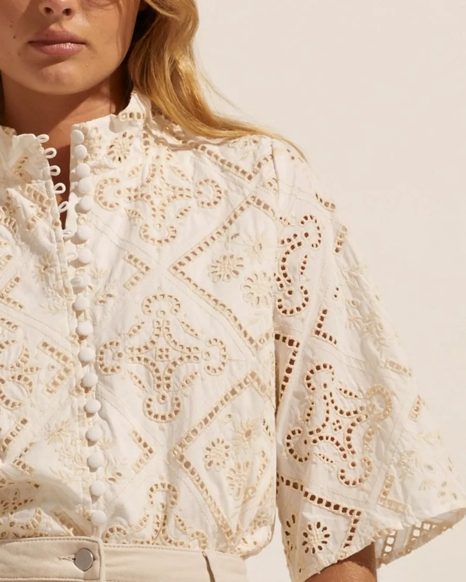 zoe kratzmann Tops|Note Top-Butter