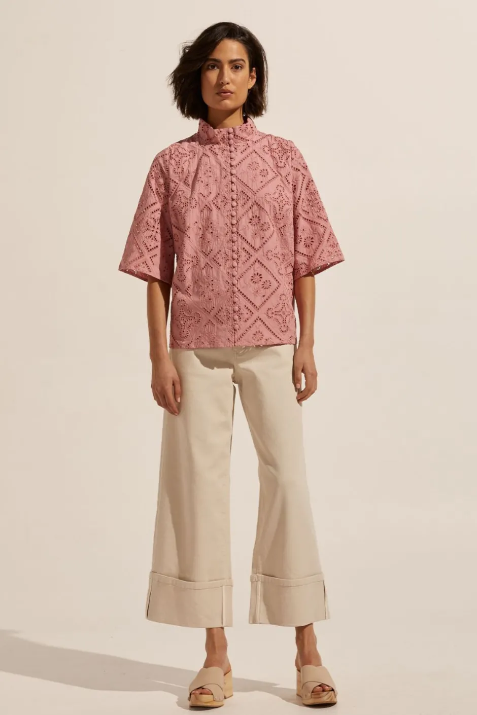 zoe kratzmann Tops|Note Top-Rose