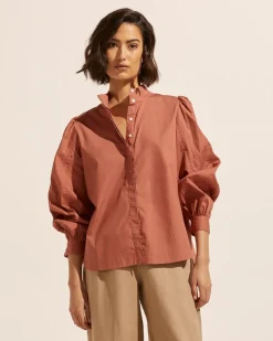 zoe kratzmann Tops|Oblige Top-Rust