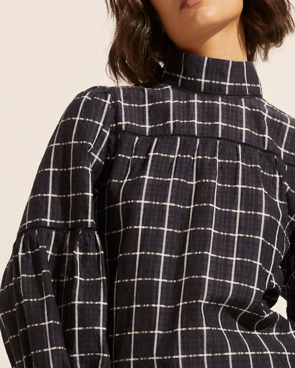 zoe kratzmann Tops|Pace Top-Black Check