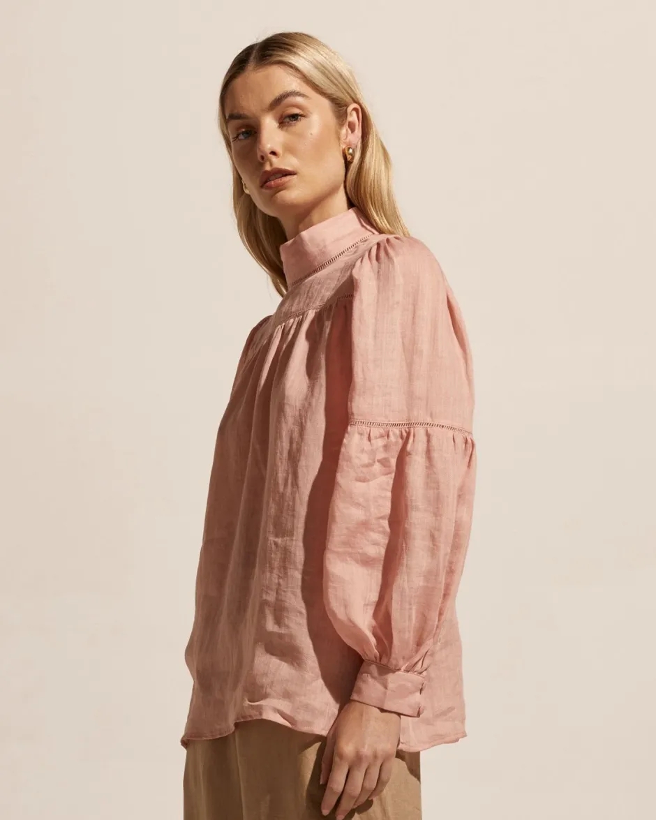 zoe kratzmann Tops|Pace Top-Salmon