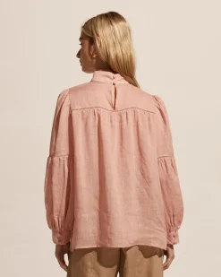 zoe kratzmann Tops|Pace Top-Salmon
