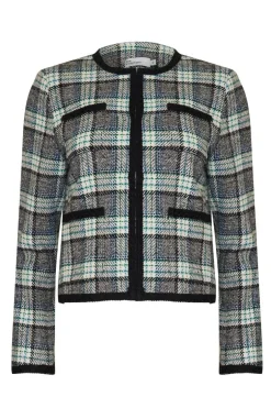 zoe kratzmann Jackets|Patron Jacket-Green Check