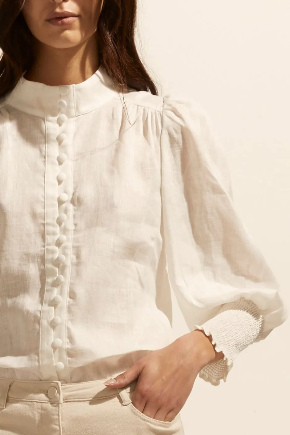 zoe kratzmann Tops|Pier Top-Cream