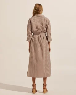 zoe kratzmann Dresses|Pinpoint Dress-Cafe Stripe