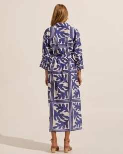 zoe kratzmann Dresses|Pinpoint Dress-Frond Wave