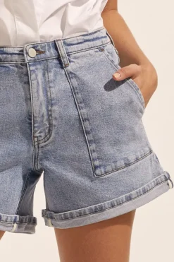 zoe kratzmann Bottoms|Ponder Short-Denim