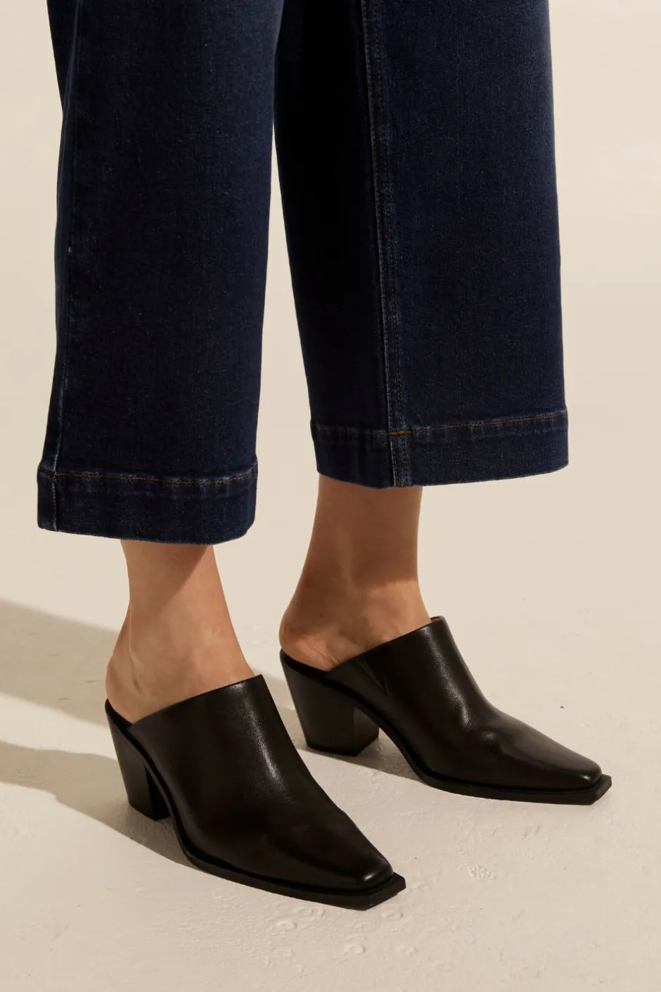 zoe kratzmann Heels|Primary Mule-Black