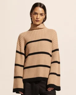 zoe kratzmann Knitwear|Privy Knit-Camel/Black