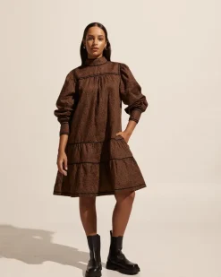 zoe kratzmann Dresses|Prowess Dress-Toast Leopard
