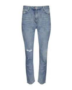 zoe kratzmann Bottoms|React Jean-Distressed Denim