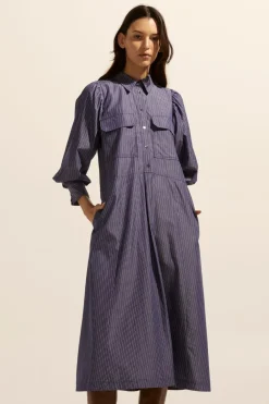 zoe kratzmann Dresses|Recess Dress-Yale Stripe