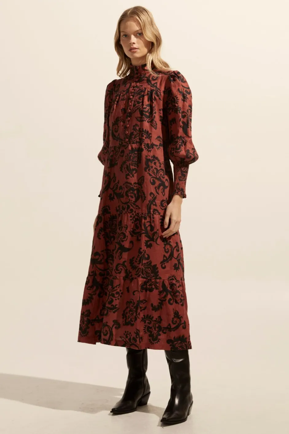 zoe kratzmann Dresses|Recruit Dress-Clay Floral