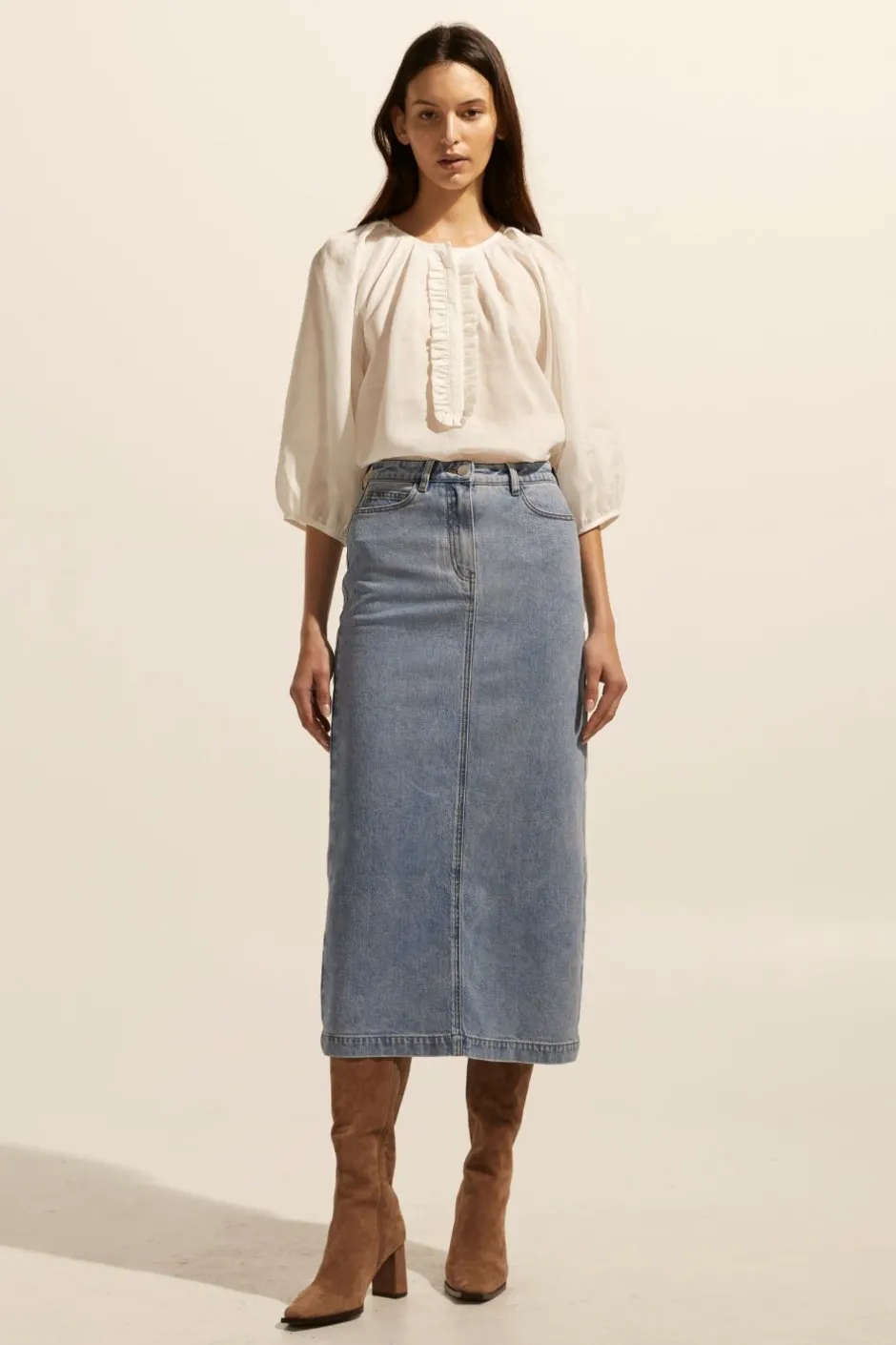 zoe kratzmann Tops|Refine Top-Cream