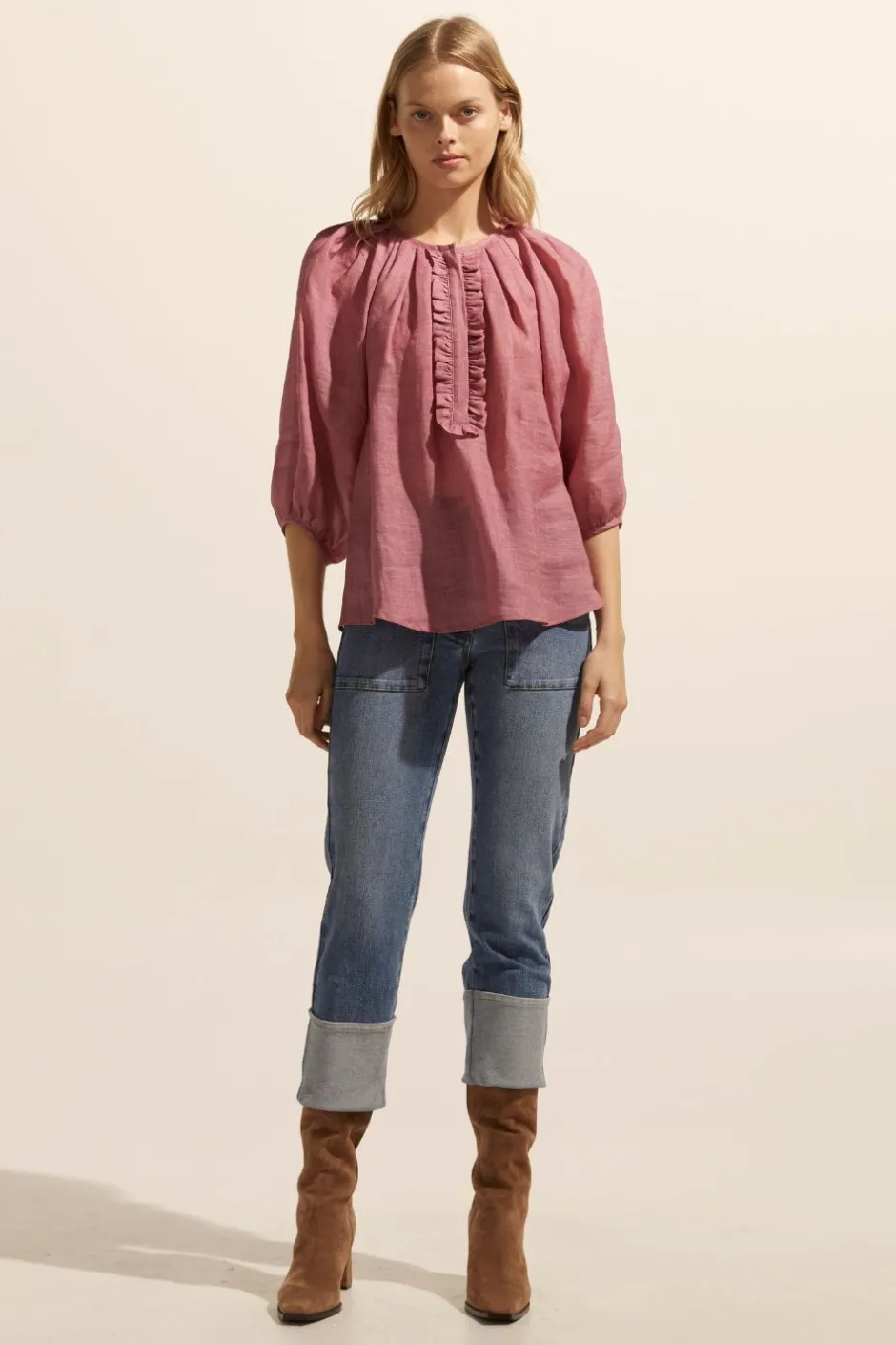 zoe kratzmann Tops|Refine Top-Magenta