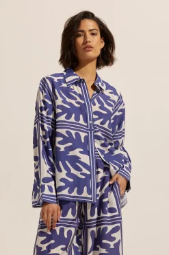 zoe kratzmann Tops|Reflex Top-Frond Wave