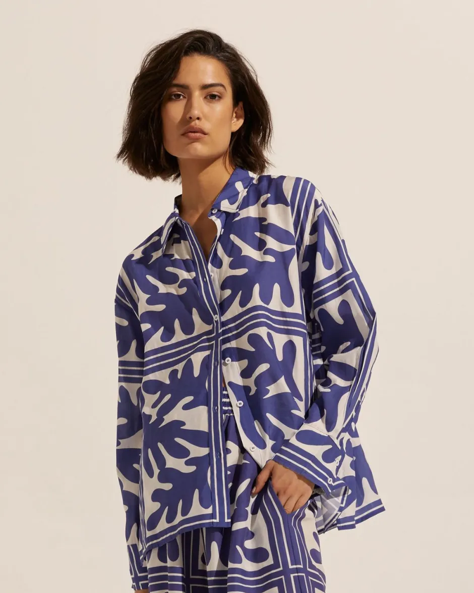 zoe kratzmann Tops|Reflex Top-Frond Wave