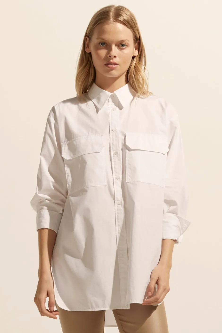 zoe kratzmann Tops|Reprieve Top-Porcelain
