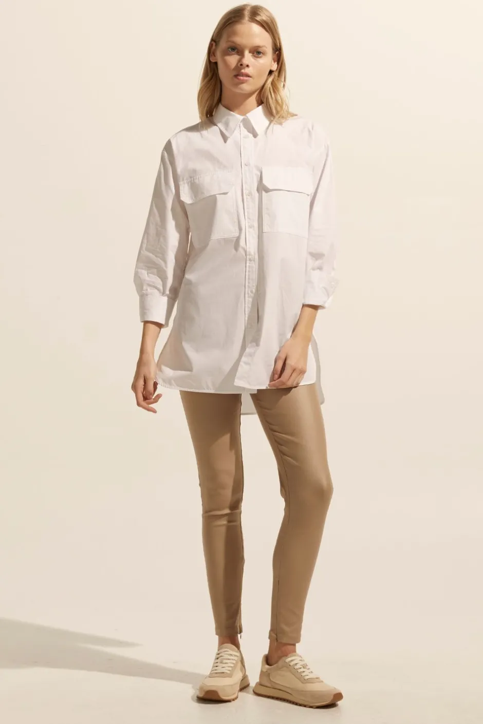 zoe kratzmann Tops|Reprieve Top-Porcelain