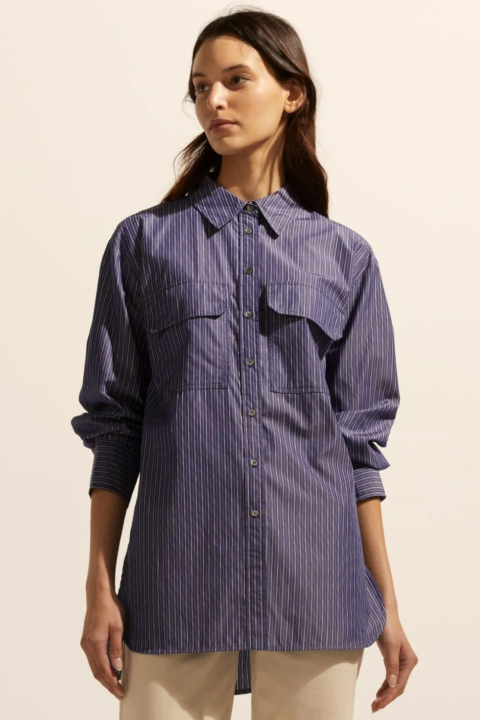 zoe kratzmann Tops|Reprieve Top-Yale Stripe