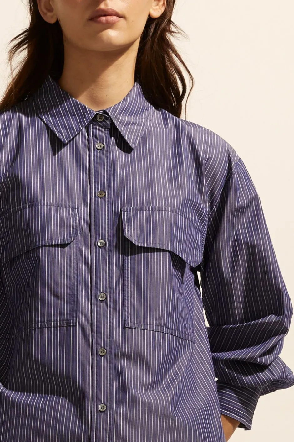 zoe kratzmann Tops|Reprieve Top-Yale Stripe