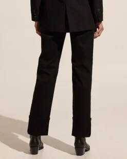 zoe kratzmann Bottoms|Resident Jean-Black Denim