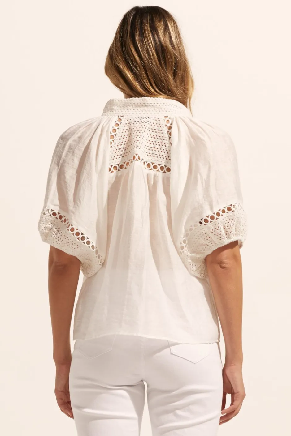 zoe kratzmann Tops|Roam Top-Porcelain