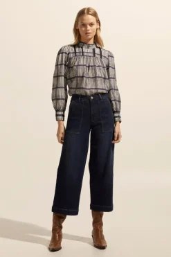 zoe kratzmann Bottoms|Rogue Jean-Dark Denim