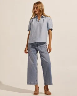 zoe kratzmann Bottoms|Rogue Jean-Washed Denim