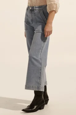 zoe kratzmann Bottoms|Rogue Jean-Washed Denim