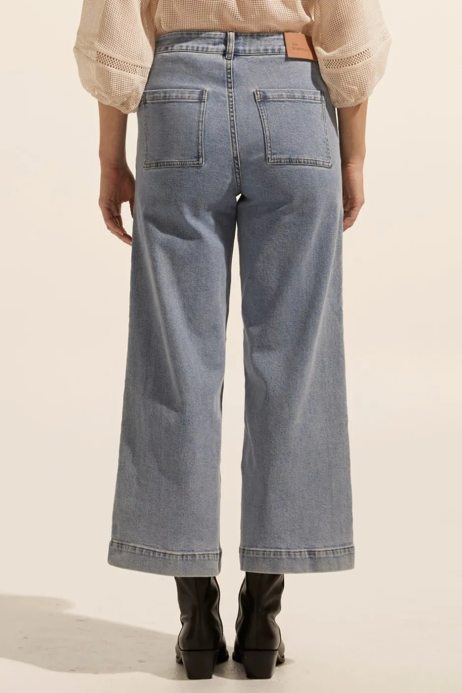 zoe kratzmann Bottoms|Rogue Jean-Washed Denim