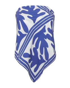 zoe kratzmann Tops|Scarf-Frond Wave