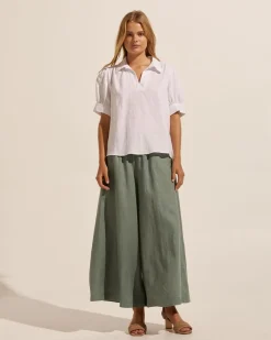 zoe kratzmann Tops|Serene Top-Porcelain