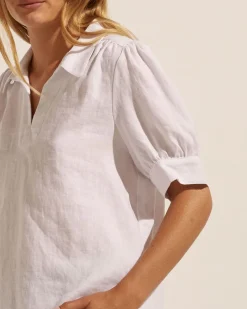 zoe kratzmann Tops|Serene Top-Porcelain