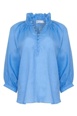 zoe kratzmann Tops|Siesta Top-Azure