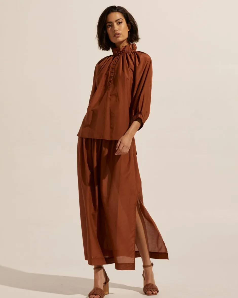 zoe kratzmann Tops|Siesta Top-Bronze