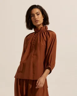 zoe kratzmann Tops|Siesta Top-Bronze