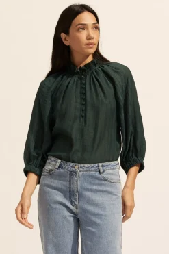 zoe kratzmann Tops|Siesta Top-Green