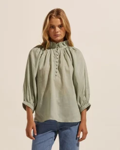 zoe kratzmann Tops|Siesta Top-Laurel