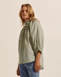 zoe kratzmann Tops|Siesta Top-Laurel