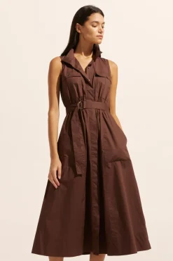 zoe kratzmann Dresses|Snippet Dress-Carob