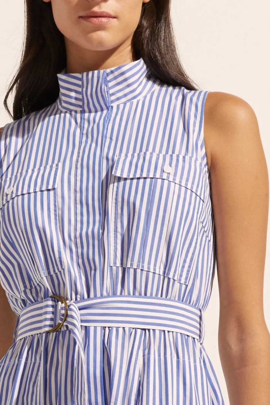 zoe kratzmann Dresses|Snippet Dress-Cobalt Stripe