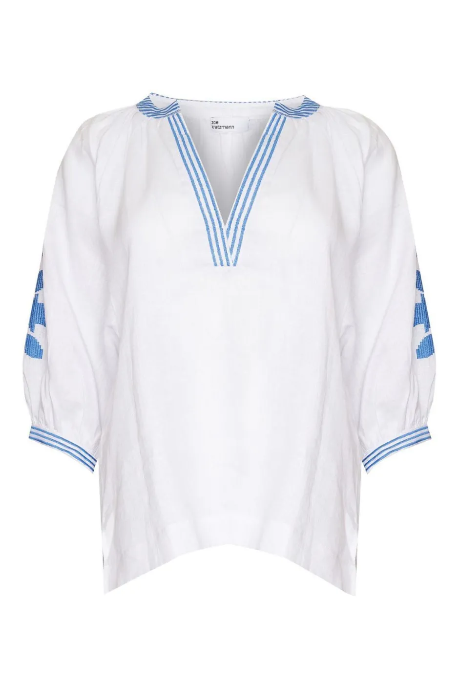 zoe kratzmann Tops|Solitude Top-Azure