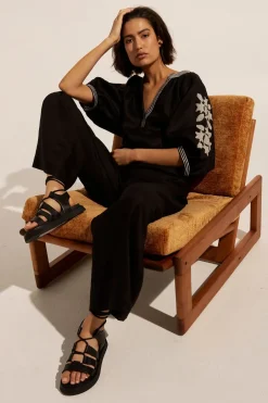 zoe kratzmann Tops|Solitude Top-Black