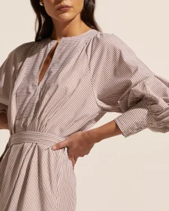 zoe kratzmann Dresses|Standpoint Dress-Toast Stripe
