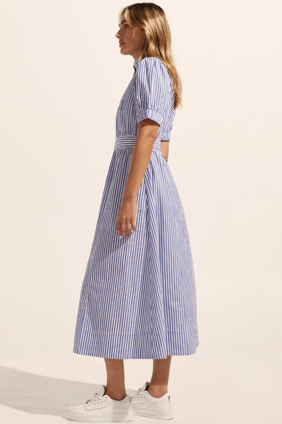 zoe kratzmann Dresses|Starling Dress-Cobalt Stripe